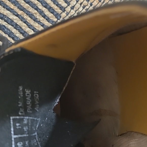 DR. MARTENS PARADE BLACK OXFORD SHOES - Picture 8 of 9